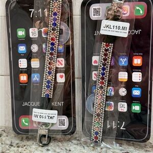 Jacqueline Kent Candy Crush Multicolor Phone Lanyard